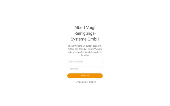 Screenshot of albert-voigt.de