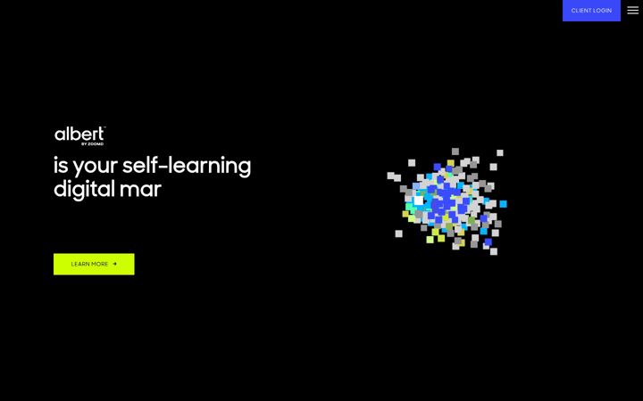 Screenshot of albert.ai