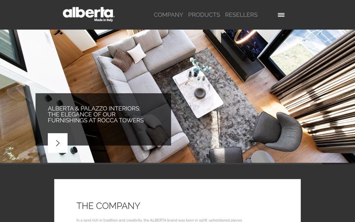 Screenshot of alberta.it