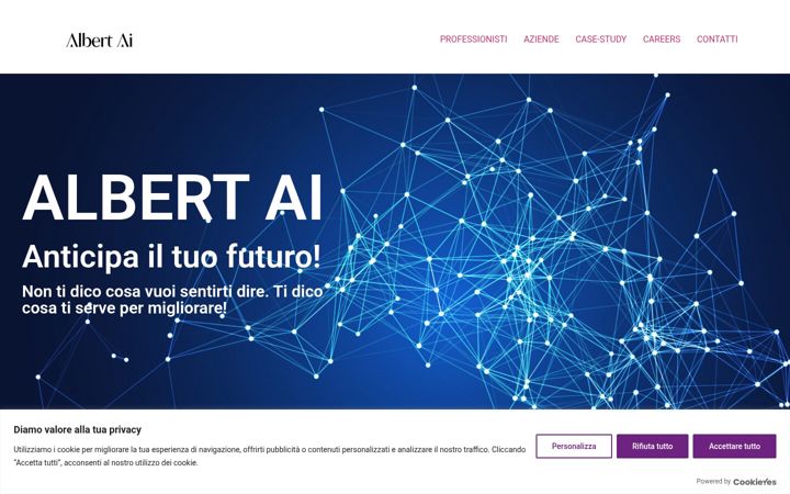 Screenshot of albertai.it