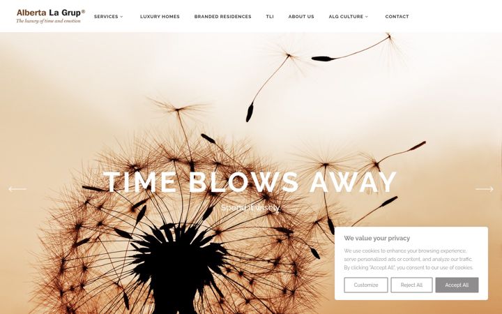 Screenshot of albertalagrup.com