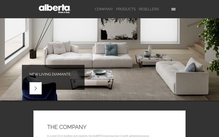 Screenshot of albertasalotti.com