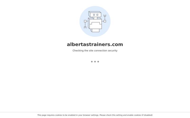 Screenshot of albertastrainers.com