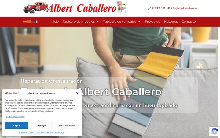 Ekrano kopija albertcaballero.es