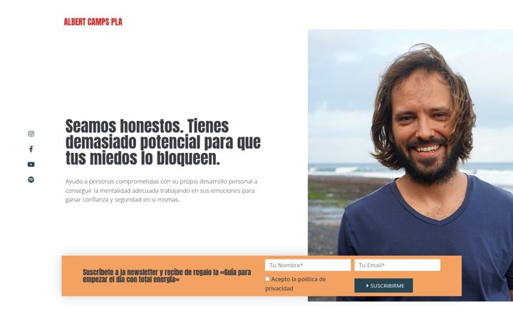 Screenshot of albertcampspla.com
