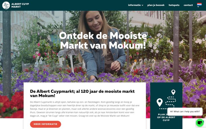 Screenshot of albertcuyp-markt.amsterdam