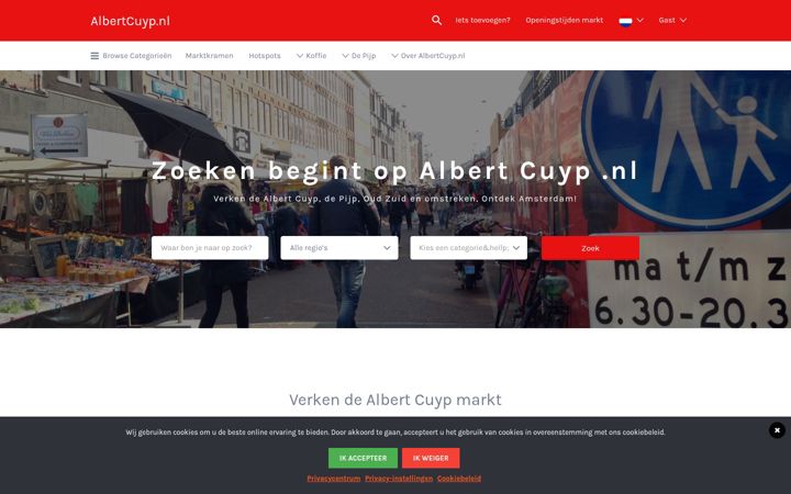 Screenshot of albertcuyp.nl