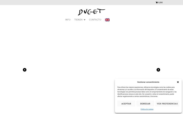 Screenshot of albertducet.com