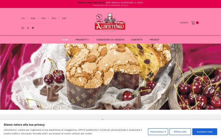 Screenshot of albertengo.net