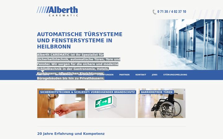 Screenshot of alberth-carematic.de