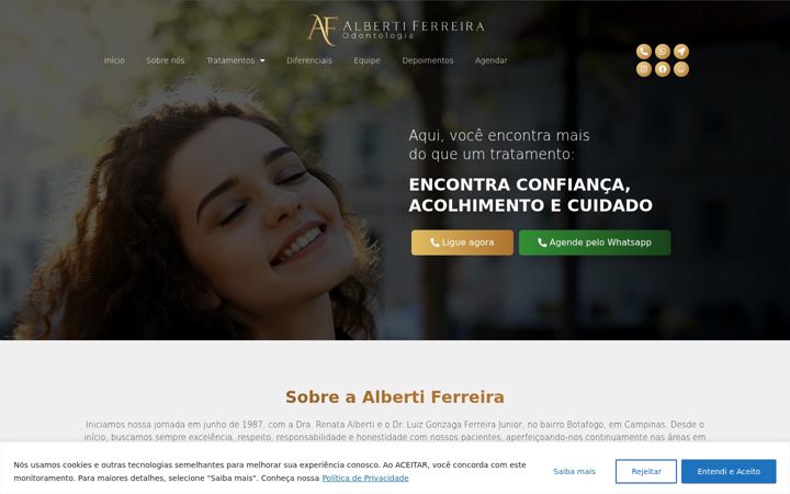 Zrzut ekranu albertiferreira.com.br