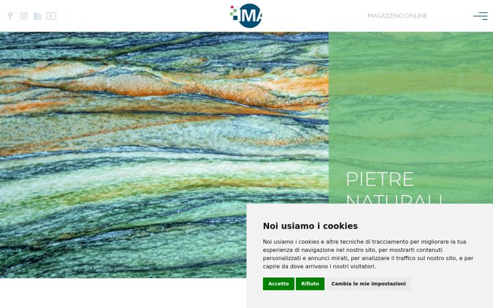 Screenshot of albertimarmi.it