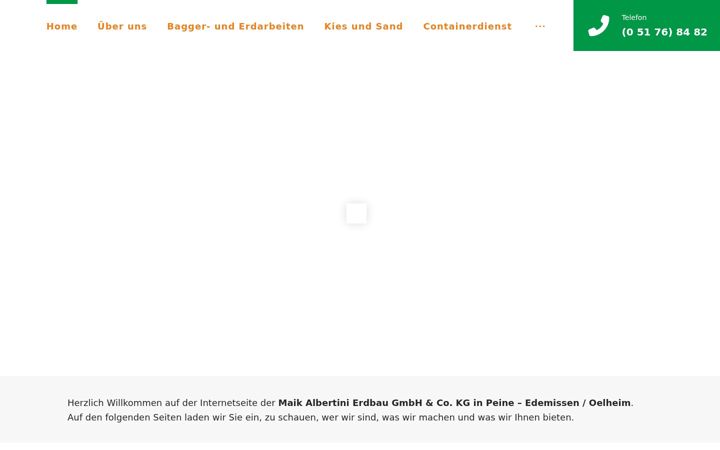 Screenshot of albertini-erdbau.de