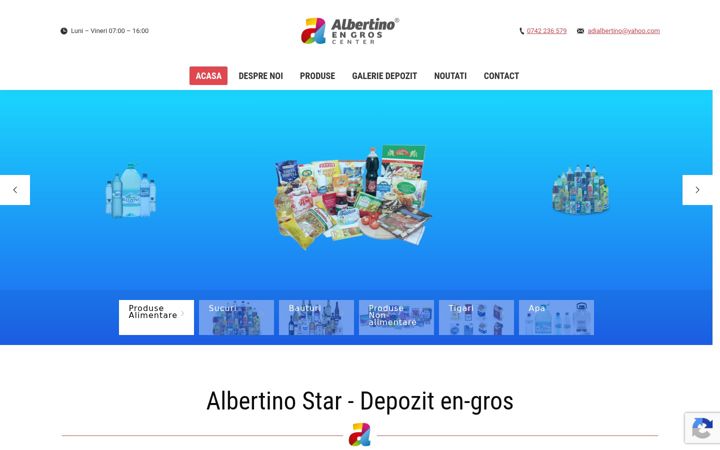 Zrzut ekranu albertinostar.ro