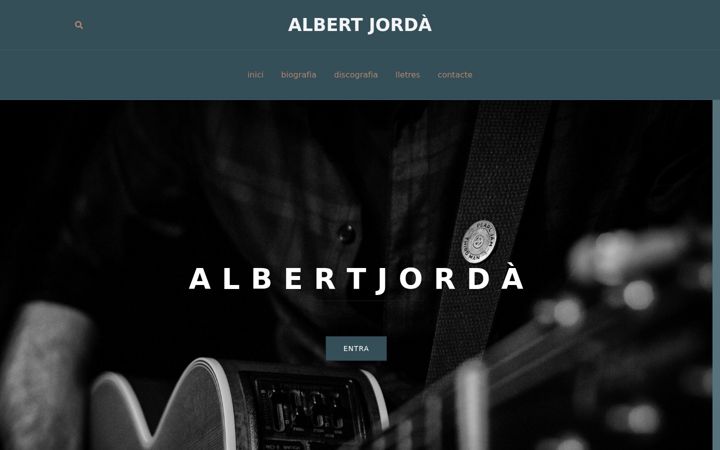 Screenshot of albertjorda.net