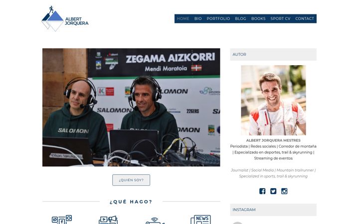 Screenshot of albertjorquera.com
