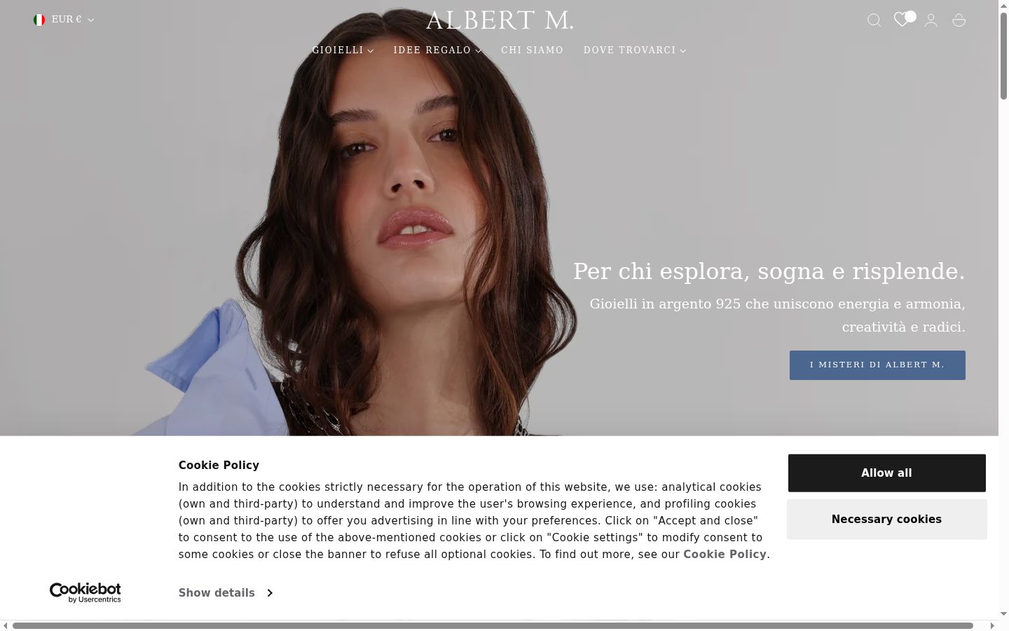 Capture d'écran de la bannière de consentement affichée avant toute interaction