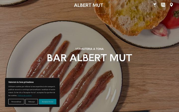 Screenshot of albertmut.com