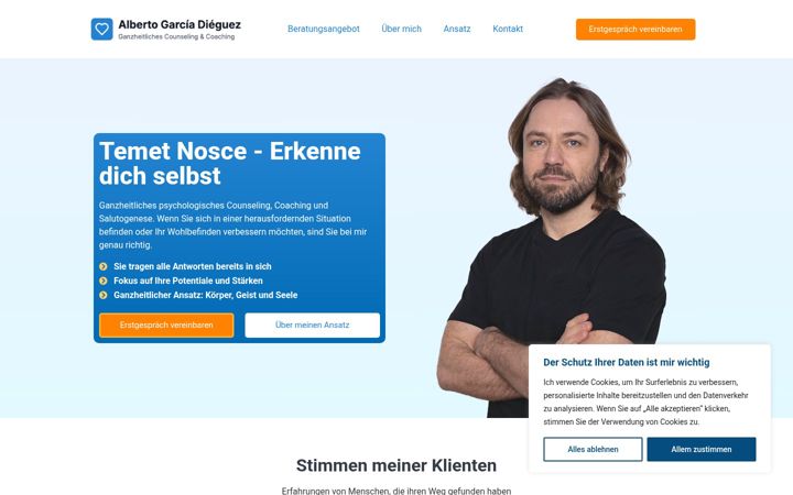 Screenshot of alberto-coaching.de