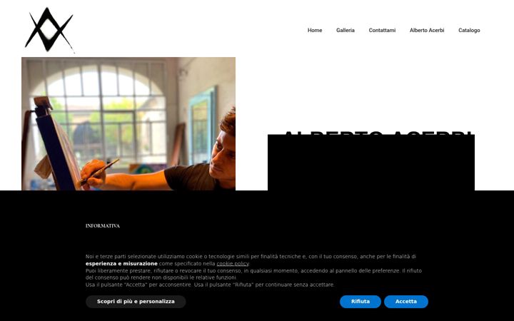 Screenshot of albertoacerbi.it