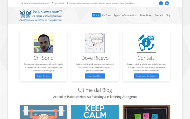 Screenshot of albertoagnelli.it