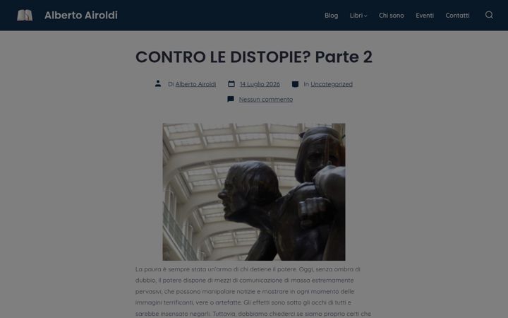 Screenshot van albertoairoldi.net