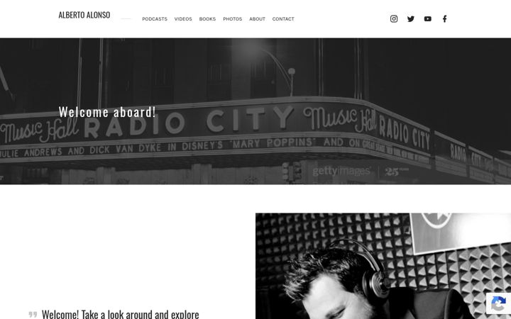 Screenshot of albertoalonso.com