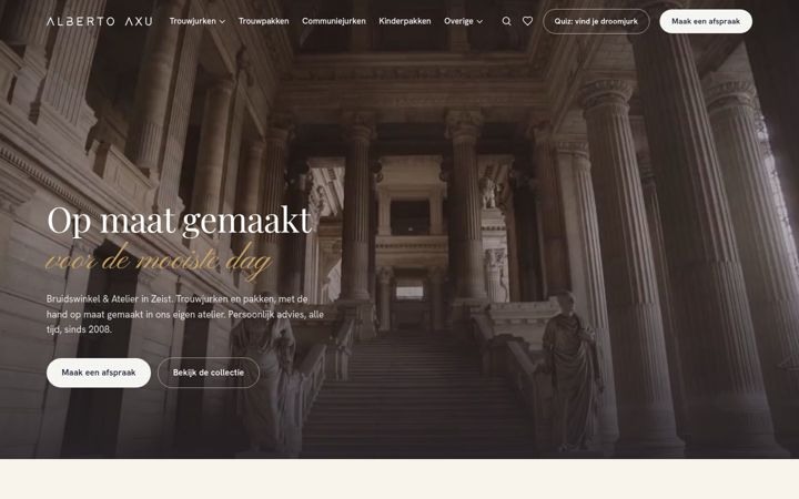 Screenshot of albertoaxu.com