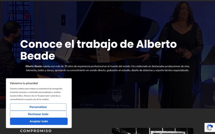 Screenshot ta' albertobeade.es