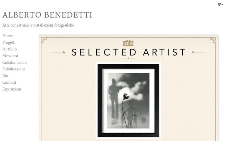 Screenshot of albertobenedetti.photo