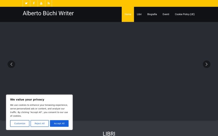 Screenshot of albertobuchi.com