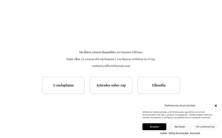 Screenshot of albertobuscato.com