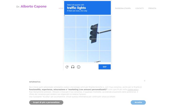 Screenshot of albertocapone.it