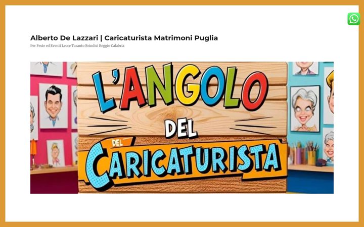 Screenshot of albertocaricaturista.com