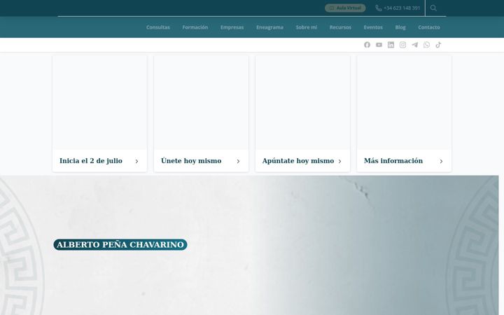 Screenshot of albertochavarino.com