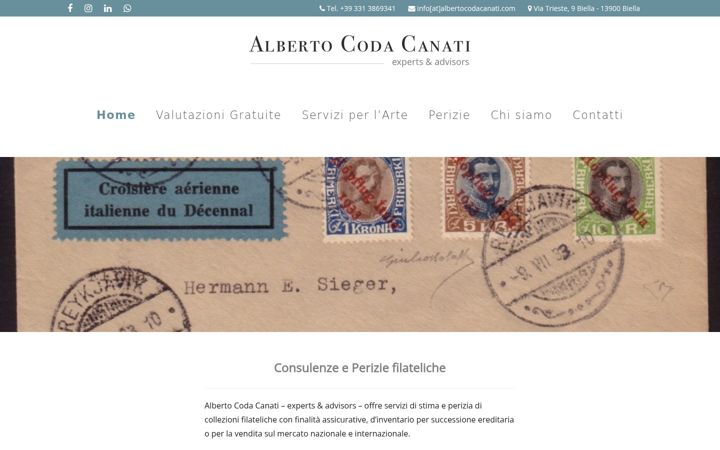 Captura de ecrã de albertocodacanati.com