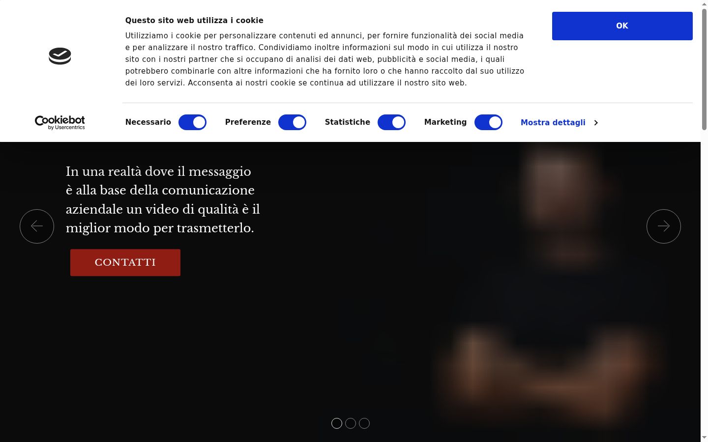 Snimka zaslona bannera za privolu prikazanog prije bilo kakve interakcije