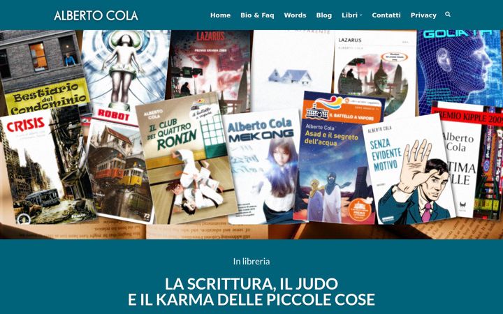 Screenshot of albertocola.it