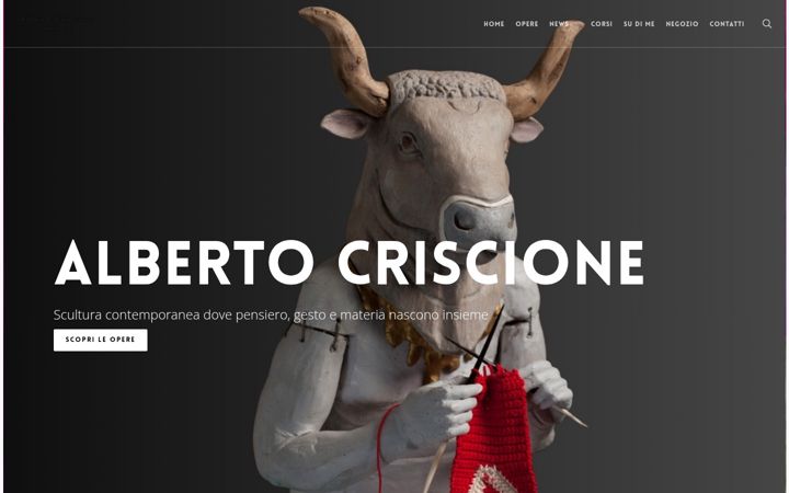 Screenshot of albertocriscione.com