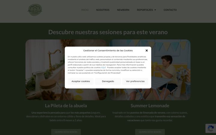 Screenshot van albertocuerda.es