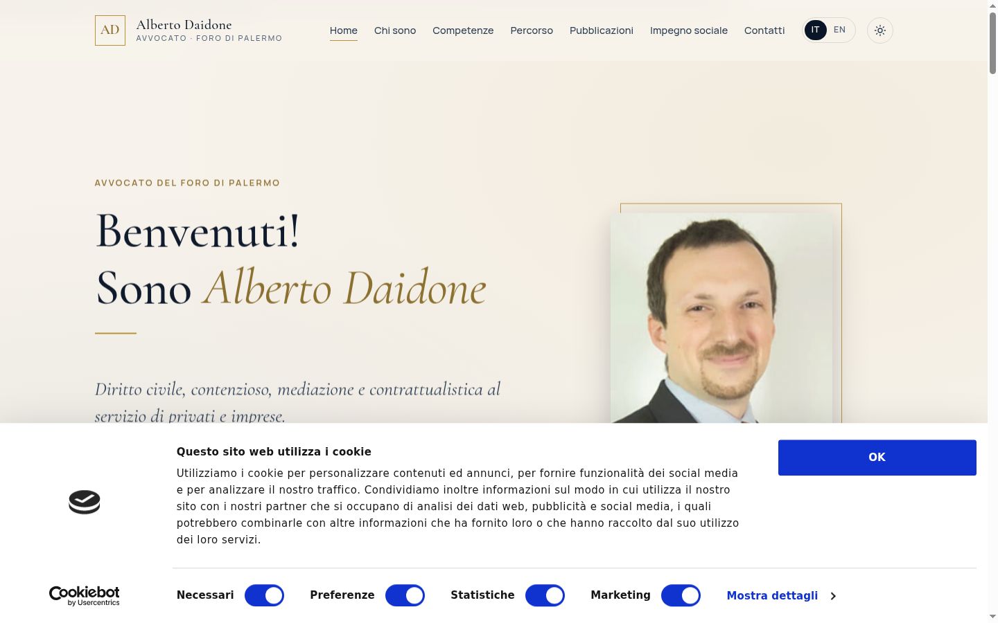Screenshot tal-banner tal-kunsens muri qabel kwalunkwe interazzjoni