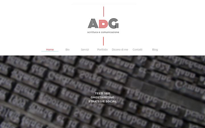 Captura de ecrã de albertodelgrande.com