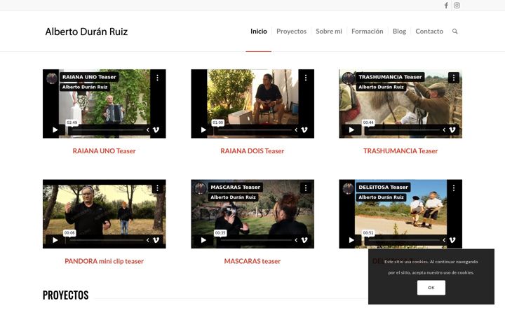 Screenshot of albertoduranruiz.com