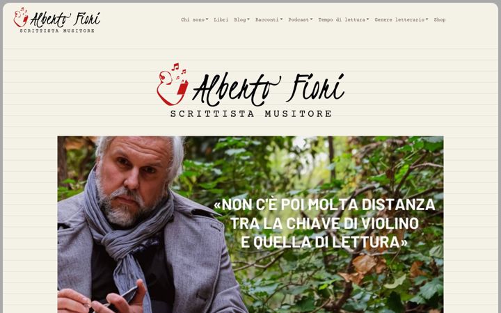 Screenshot of albertofiori.it