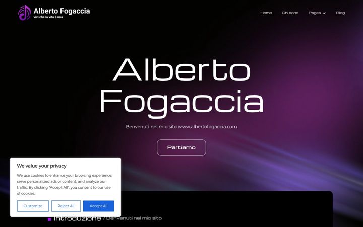 Captura de ecrã de albertofogaccia.com