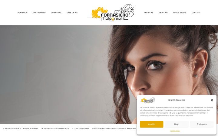 Screenshot of albertofornasiero.it