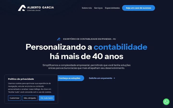 Screenshot of albertogarcia.com.br