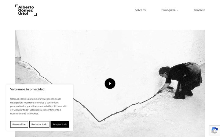 Captura de ecrã de albertogomezuriol.com