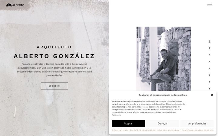 Screenshot of albertogonzalezarquitecto.es