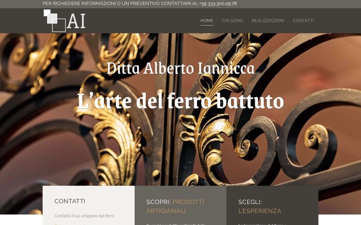 Screenshot of albertoiannicca.it